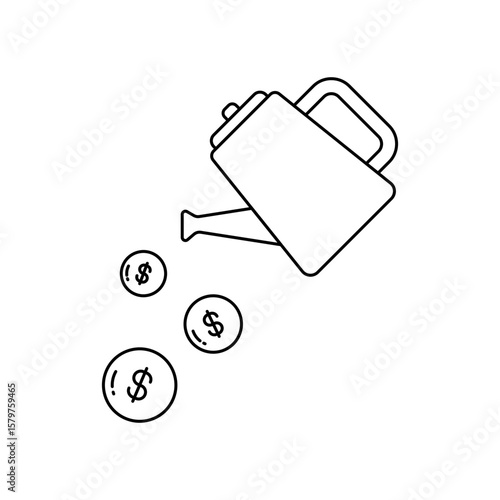 money liquidity icon