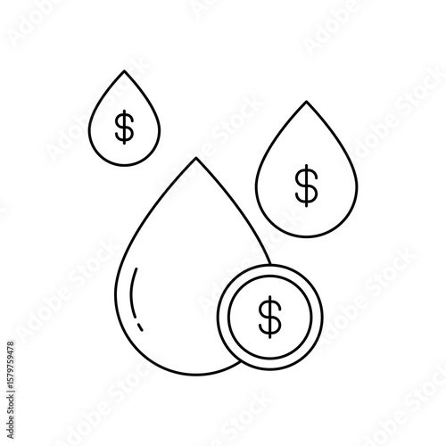 money liquidity icon