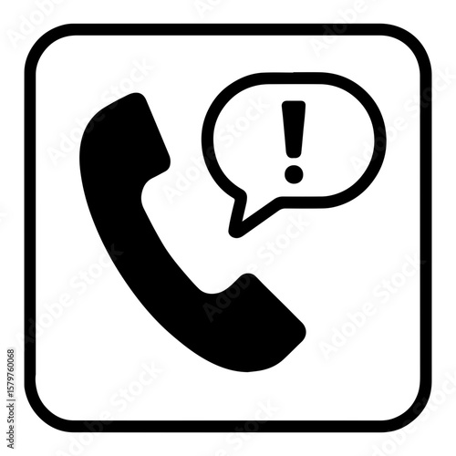 Help point intercom icon with transparent background symbolizing assistance communication and emergency contact
