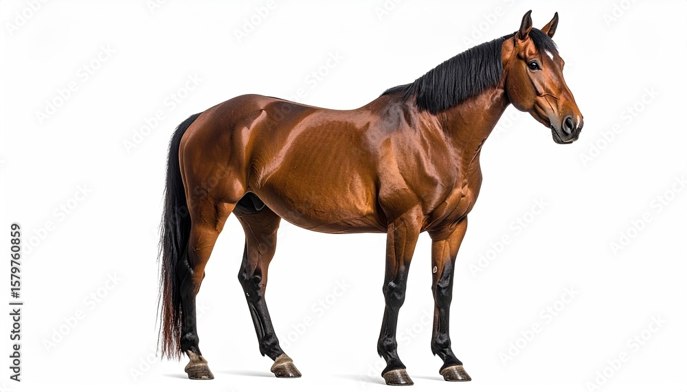 Obraz premium Side view of a horse