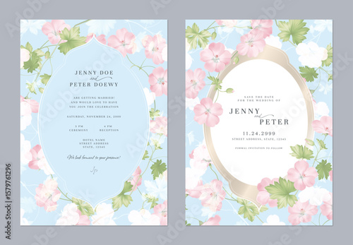 Wedding invitation and save...