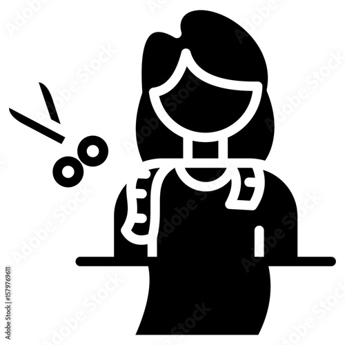 designer clothing  glyph icon