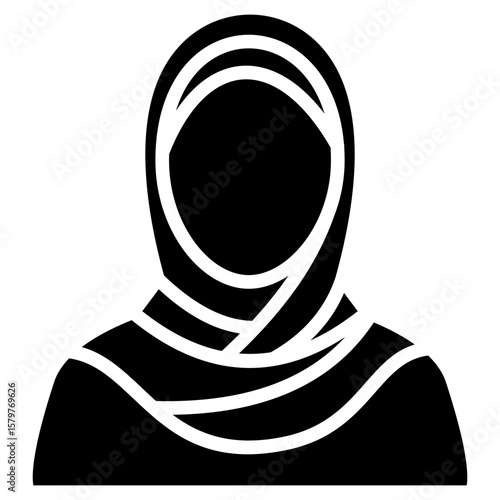 ethnic & cultural wear  glyph icon