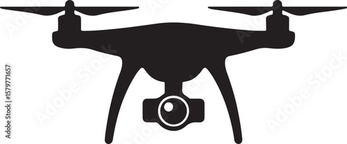 Quadcopter Drone Silhouette Design"

"Flying Drone with Camera Vector"

"Modern Tech Drone Icon Clipart"

"Remote-Control Drone in Sky"

"Futuristic Drone Top View Silhouette"

