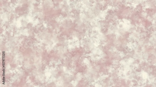 Delicate rose quartz and ivory cloudscape abstract with mottled texture and soft diffused edges