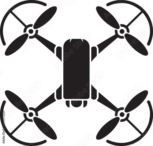 Quadcopter Drone Silhouette Design"

"Flying Drone with Camera Vector"

"Modern Tech Drone Icon Clipart"

"Remote-Control Drone in Sky"

"Futuristic Drone Top View Silhouette"

