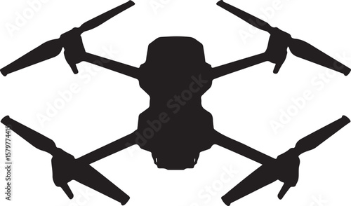 Quadcopter Drone Silhouette Design"

"Flying Drone with Camera Vector"

"Modern Tech Drone Icon Clipart"

"Remote-Control Drone in Sky"

"Futuristic Drone Top View Silhouette"

