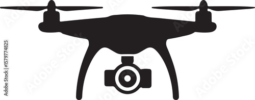 Quadcopter Drone Silhouette Design"

"Flying Drone with Camera Vector"

"Modern Tech Drone Icon Clipart"

"Remote-Control Drone in Sky"

"Futuristic Drone Top View Silhouette"

