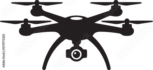 Quadcopter Drone Silhouette Design"

"Flying Drone with Camera Vector"

"Modern Tech Drone Icon Clipart"

"Remote-Control Drone in Sky"

"Futuristic Drone Top View Silhouette"

