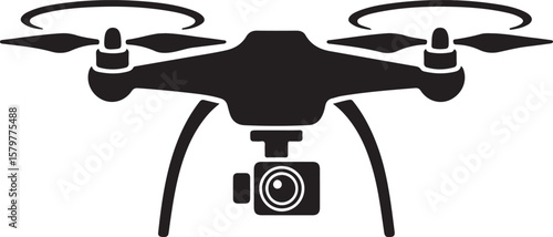 Quadcopter Drone Silhouette Design"

"Flying Drone with Camera Vector"

"Modern Tech Drone Icon Clipart"

"Remote-Control Drone in Sky"

"Futuristic Drone Top View Silhouette"

