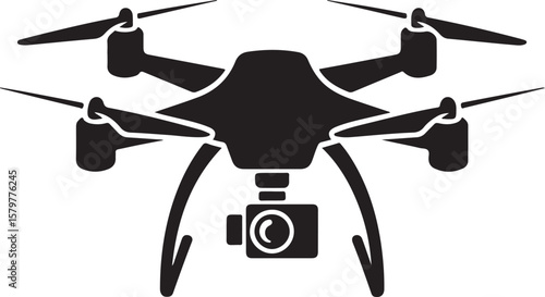 Quadcopter Drone Silhouette Design"

"Flying Drone with Camera Vector"

"Modern Tech Drone Icon Clipart"

"Remote-Control Drone in Sky"

"Futuristic Drone Top View Silhouette"


