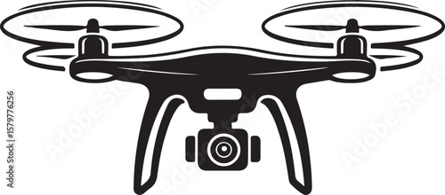 Quadcopter Drone Silhouette Design"

"Flying Drone with Camera Vector"

"Modern Tech Drone Icon Clipart"

"Remote-Control Drone in Sky"

"Futuristic Drone Top View Silhouette"

