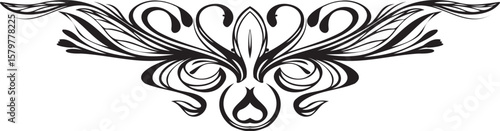 おしゃれな左右対称系トライバルマーク