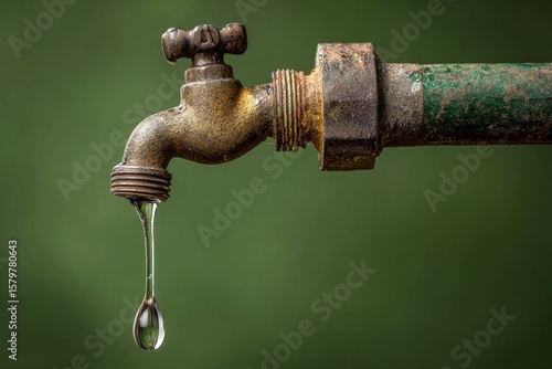old water tap