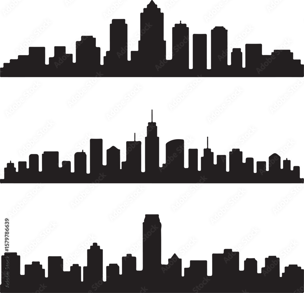 Fototapeta premium Classic House Silhouette VectorModern Home Design IllustrationCozy Family House IconSimple Residential House GraphicSuburban Home Silhouette Art