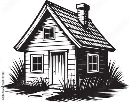 Classic House Silhouette Vector

Modern Home Design Illustration

Cozy Family House Icon

Simple Residential House Graphic

Suburban Home Silhouette Art