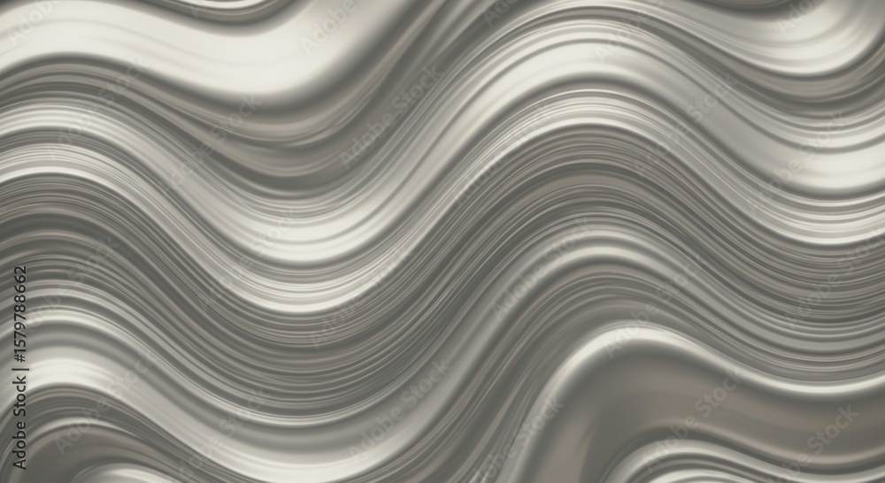 Obraz premium Abstract grayscale wavy pattern