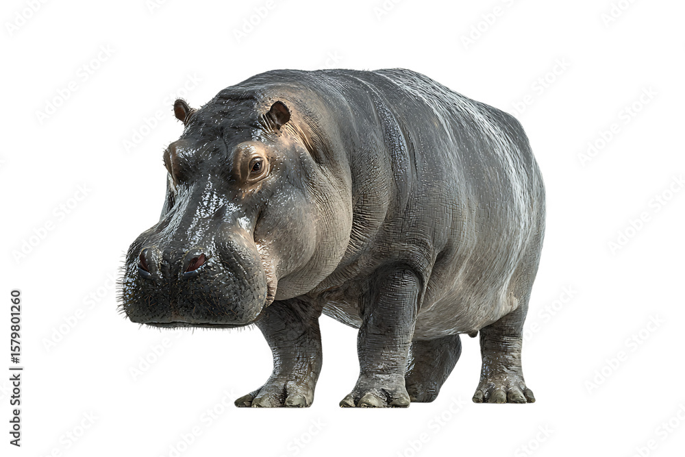 Obraz premium Hippopotamus Close-up