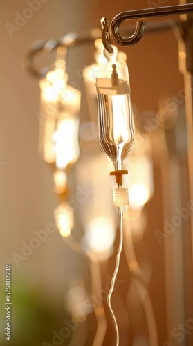 Intravenous therapy session for chemotherapy treatment offers essential medical care and support bright hospital setting, ensuring patient well being