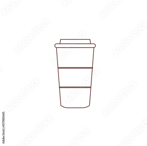 The pattern of coffee cup.