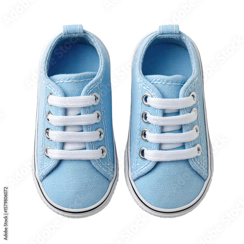Light-blue baby sneakers (1)