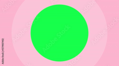 pink circle transition animation expands 4k resolution