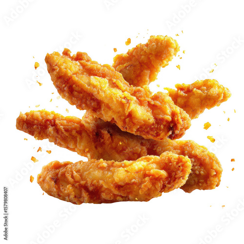 Crispy fried chicken tenders (3)