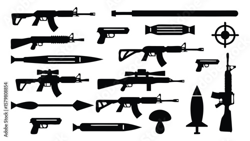 Assorted firearms and projectiles rifle assault rifle