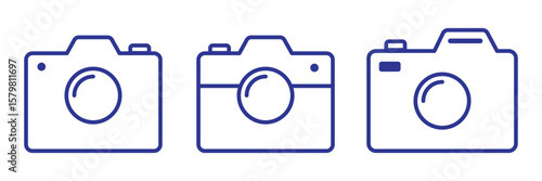 Photo vector icon for vector, camera icon set. camera photo icon symbol.