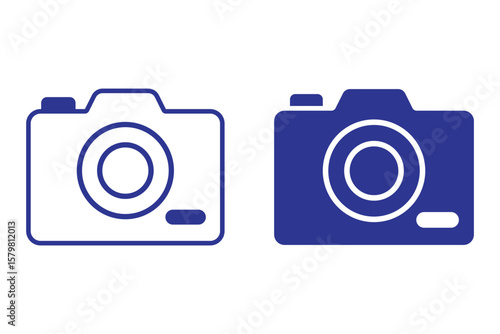 Photo vector icon for vector, camera icon set. camera photo icon symbol.