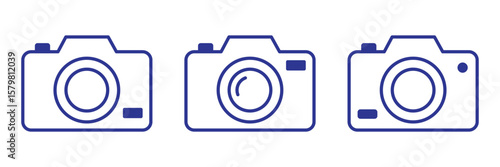 Photo vector icon for vector, camera icon set. camera photo icon symbol.