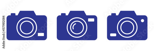 Photo vector icon for vector, camera icon set. camera photo icon symbol.