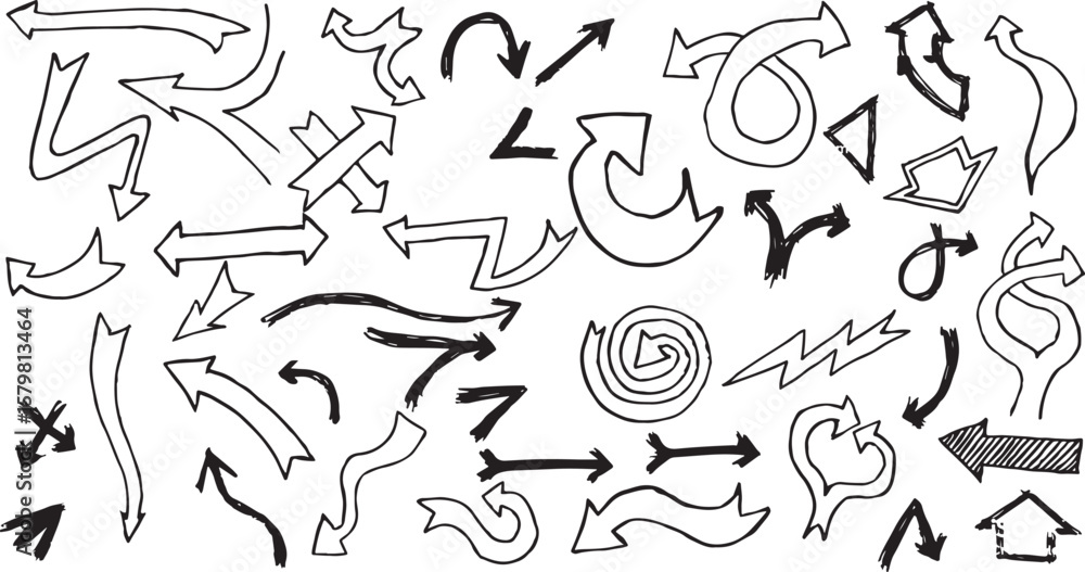 Fototapeta premium set of arrows