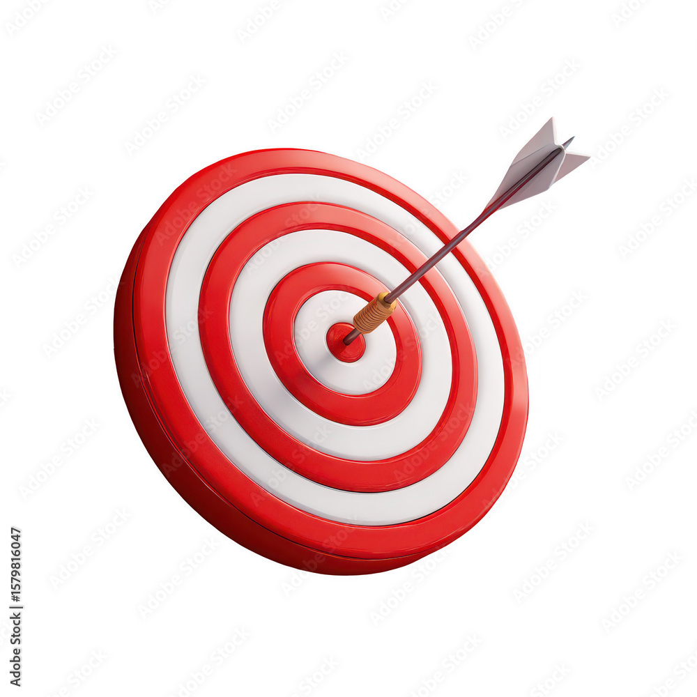 Red target with arrow in center (3) Red target with arrow in center (3)
