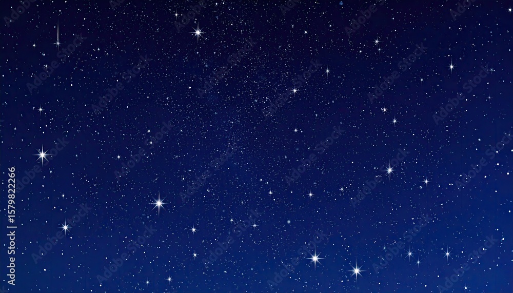 Fototapeta premium Starry night sky (2)
