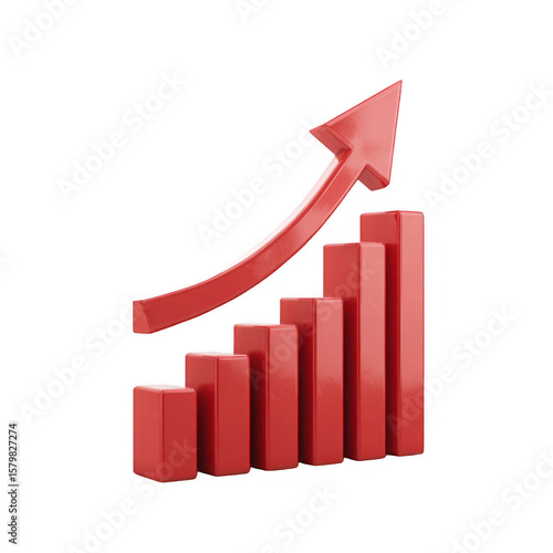 Free Download Red upward trend graph (1) - GFXLoad