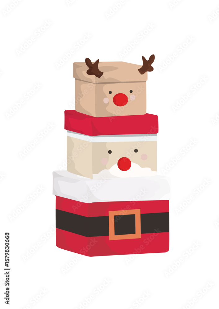 Obraz premium christmas gift box