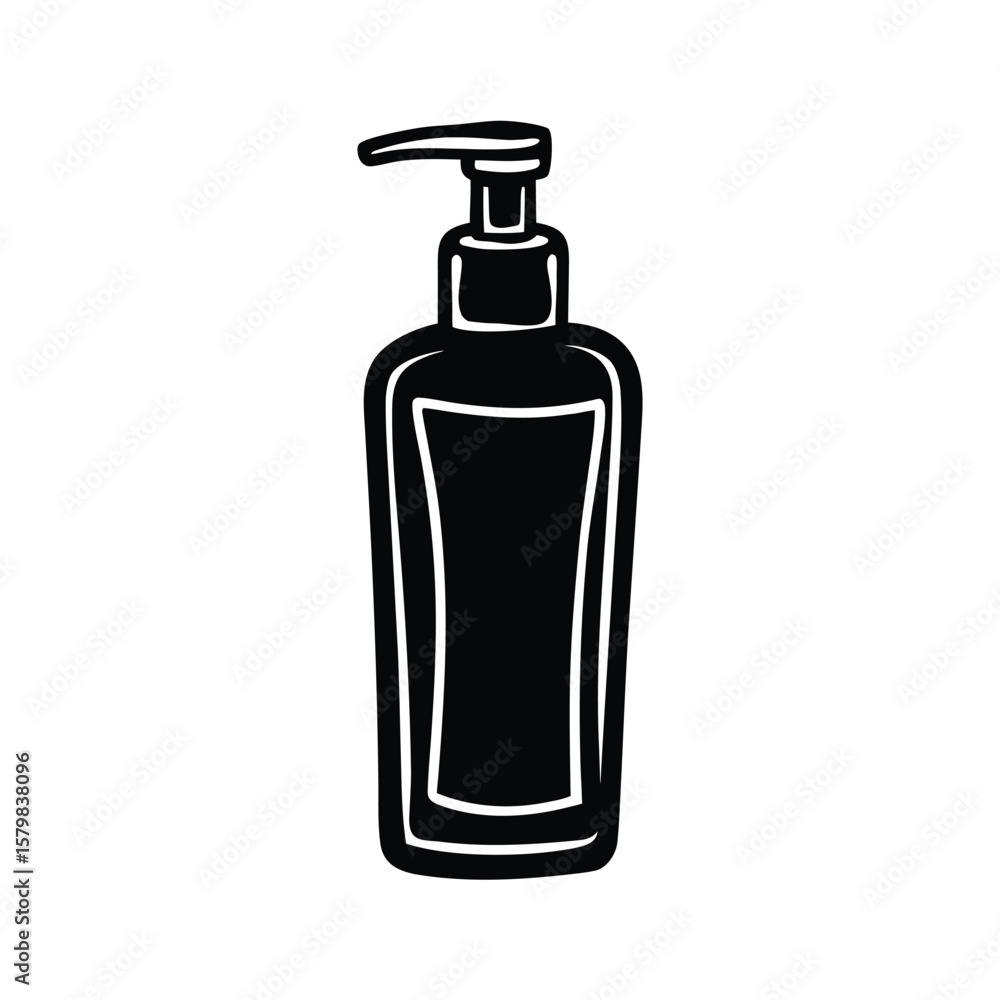 Fototapeta premium hand-drawn-body-lotion-icon-sketch-include-after-o.eps