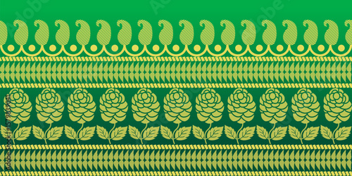 beautiful graphic saree design and this sari design is in Indian style which is for textile fashion industry and it can be used as wallpaper backdrop and website bg this style is originated in india 