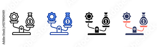 Leverage icon sheet multiple style collection