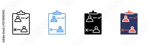 Shortlist icon sheet multiple style collection