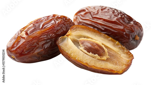 Delicious fresh dates medjool date fruit healthy snack food nutrition vegan raw diet dessert superfood 100% organic