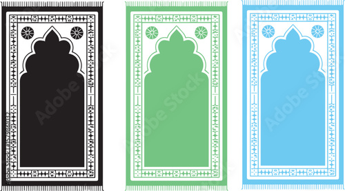 Islamic prayer mat.