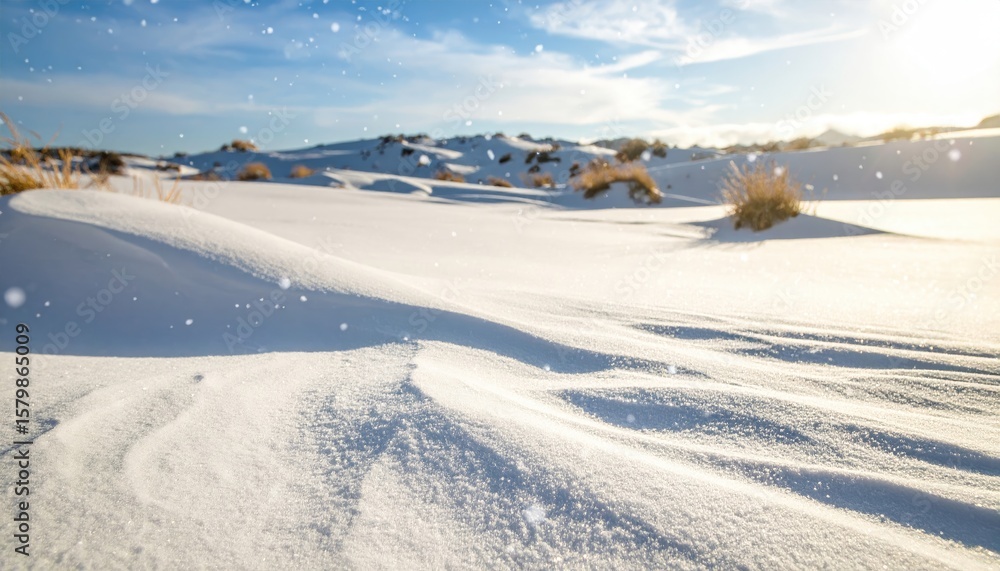 Snowy landscape Snowy landscape