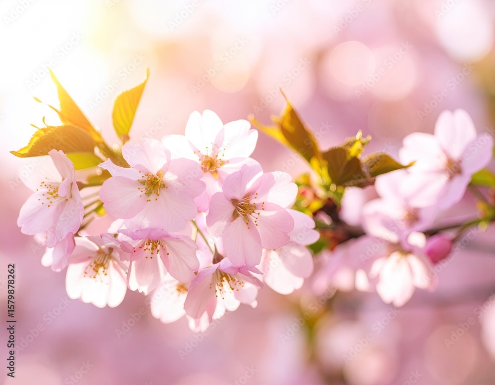 Obraz premium Spring blossoms in soft focus
