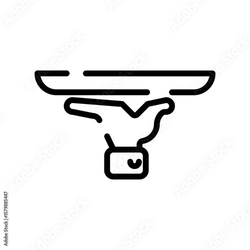 Waiter's tray icon