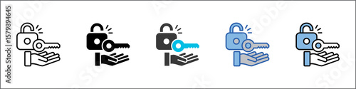 Access Icon Pack Multistyle Illustration