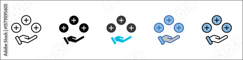 Benefit Icon Pack Multistyle Illustration