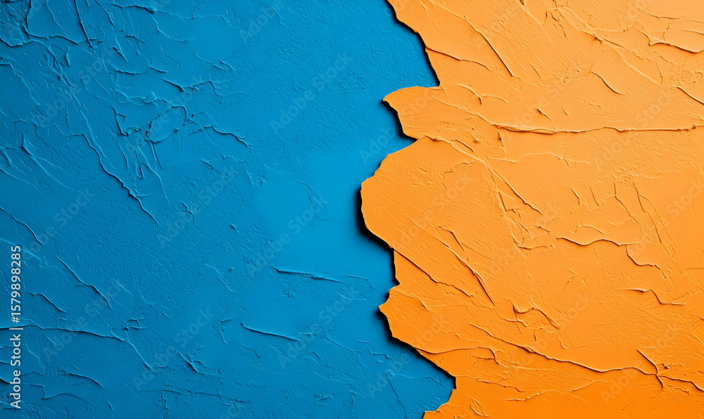 Vibrant Blue and Orange Textured Background for Creative Designs Vibrant Blue and Orange Textured Background for Creative Designs