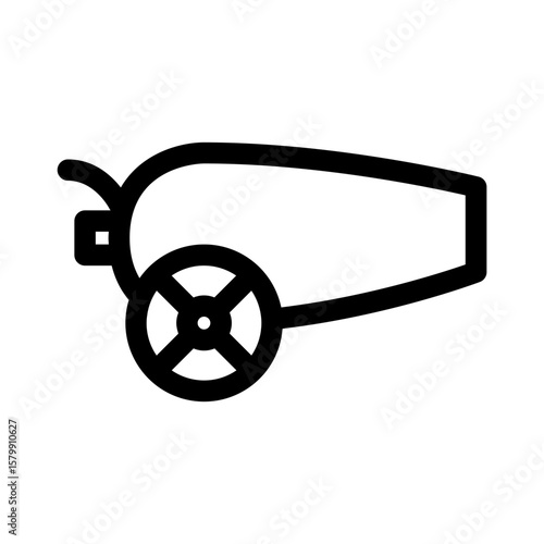 Canvas Print Cannon